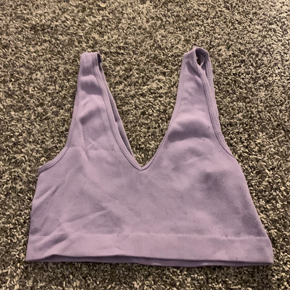 Purple bralette